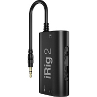 IK Multimedia iRig 2 компактный интерфейс для гитары/баса с аналоговым подключением к iOS устройствам